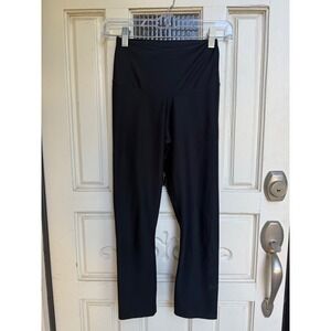 Nike Dri-FIT‎ Cropped Leggings High-Rise Black Athletic Yoga Pants Size XS